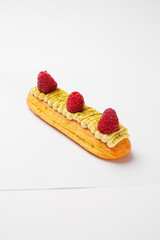 Delicious and sweet pastries with berries
