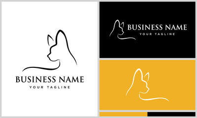 Cat Logo Design Variations. (8)