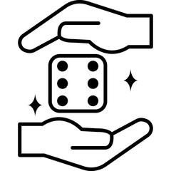 Dice Line Icon