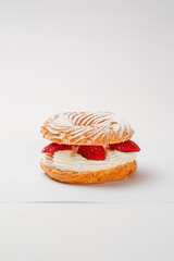 Delicious and sweet pastries with berries
