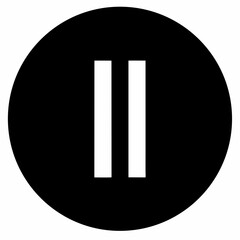 vector black glossy button