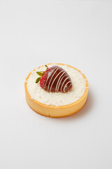 Delicious and sweet pastries with berries