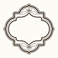 round frame with lace