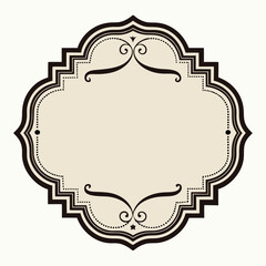 vintage frame with lace