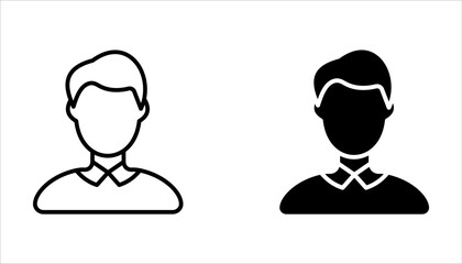 People icon set, vector vector illustration on white background. 