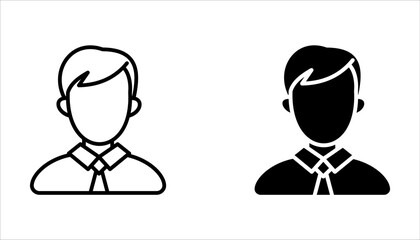 People icon set, vector vector illustration on white background. 