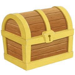 wooden treasure chest