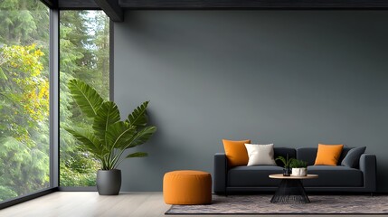 A cozy and sophisticated modern farmhouse style living room  long title A rustic and inviting