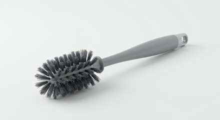 Gray silicone bottle brush high quality image for commercial use