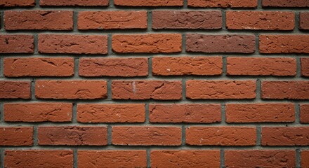 Obraz premium Red Brick Wall Texture for Design Inspiration