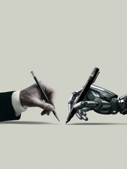 Human and Robot Collaboration: The Future of Writing and Creative Industries