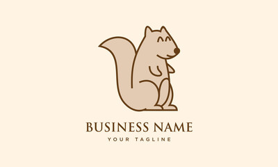 Cute Squirrel Graphic Design.