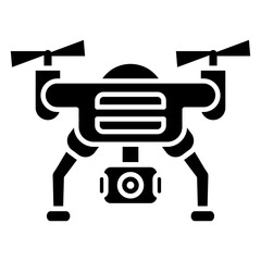Drone Glyph Icon