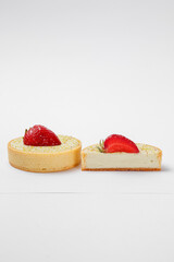 Delicious and sweet pastries with berries