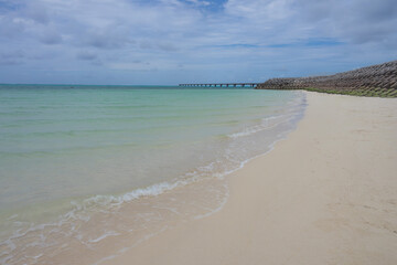 宮古島の青い海と空　17エンド