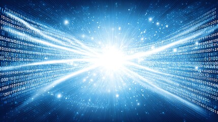 Digital code explosion binary stream data