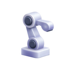 A modern robotic arm with articulated joints designed for precision tasks.