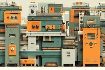 Complex Industrial Machinery Abstract