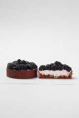 Delicious and sweet pastries with berries