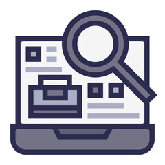 Remote Job Search Icon