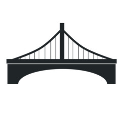 bridge logo. Suitable as brand element design. 