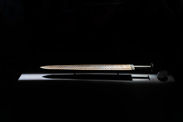 The Sword of Goujian, King of Yue, the treasure of Hubei Provincial Museum, China
