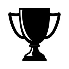 Winner Trophy Silhouette - Award and Achievement Symbol
