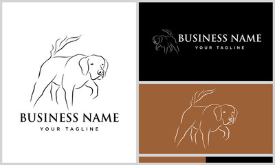 Fototapeta premium Dog Logo Design Variations. (65)