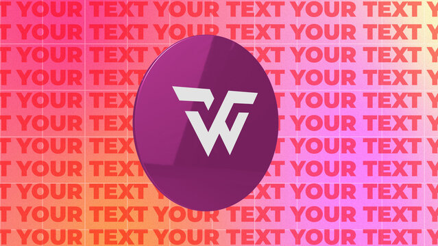 Modern 3D Loop Horizontal Logo Reveal MOGRT 293