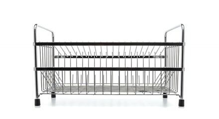 Stainless steel two tiered dish rack