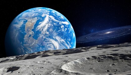 planet earth in space