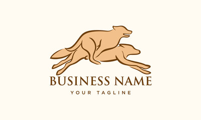 Dogs Mating Logo Design.