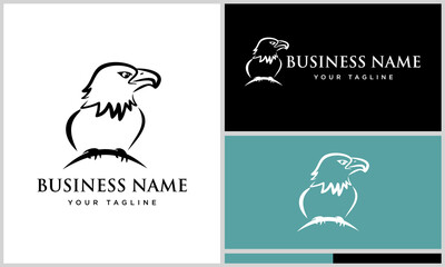 Eagle Logo Design Variations. (3)