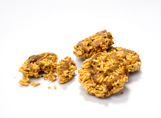 Rice crackers, a local Thai dessert
