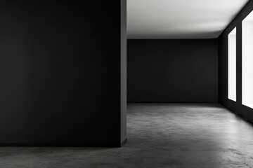 Exploring the aesthetics of an empty, shadowy interior.