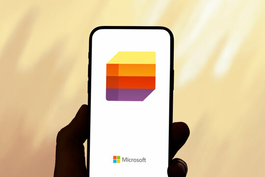 Guilherand-Granges, France - June 05, 2025. Microsoft Lists helps teams track info, manage work, and stay organized with customizable lists, templates, and collaboration in Microsoft 365.