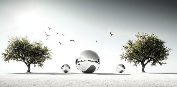 The elegant motion of the balls captivates viewers and prompts curiosity about science.