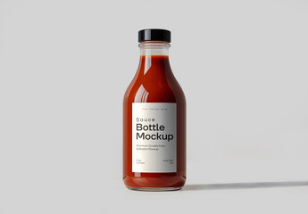 Sauce Bottle Mockup