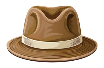 Classic Brown Fedora Hat Timeless Design