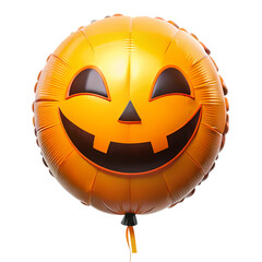 Round Jack-o'-Lantern Balloon: Perfect Halloween Decoration