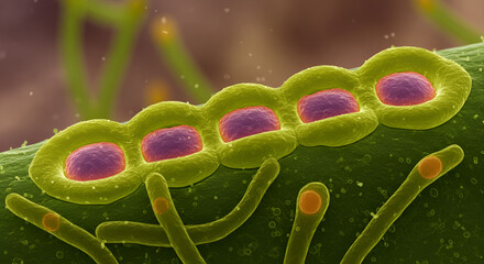 Stomata in Algae-Like Plants Such as Mosses