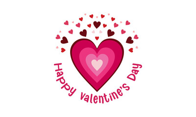 Happy Valentines Day Heart.