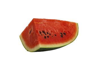 watermelon slice isolated on transparent background