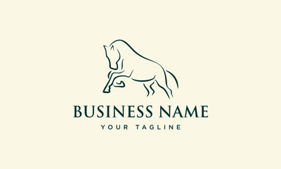 Horse Logo Design Template. (2)