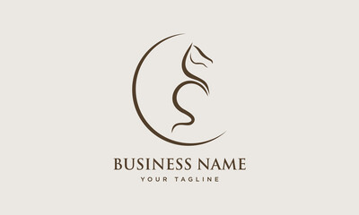 Fototapeta premium Horse Logo Design Template. (4)