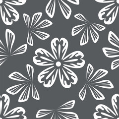 seamless pattern with flowers