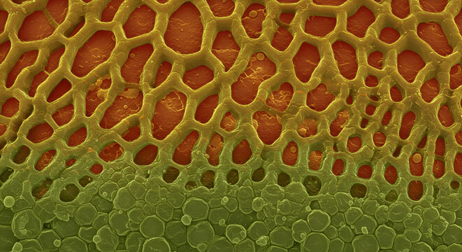 Anticlinal Walls in Vicia faba Leaf Epidermis