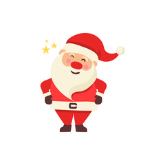 png santa claus and reindeer icon set for christmas cartoon holiday joy celebration animal cute red winter flat candy festive decoration children creative vector ornament season inspiration

