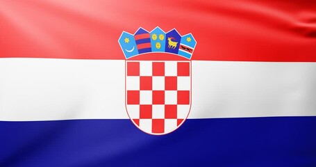 flag of Croatia - Powered by Adobe
