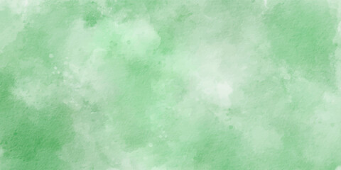 Abstract watercolor background. Grunge background with green paint.